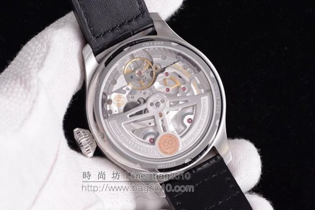 IWC手錶 V2升級版 IW502708 大型日曆顯示窗時計 萬國表高版本新款男表 萬國機械男士腕表  hds1245